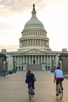 US Capitol Building at night - Washington DC, United States