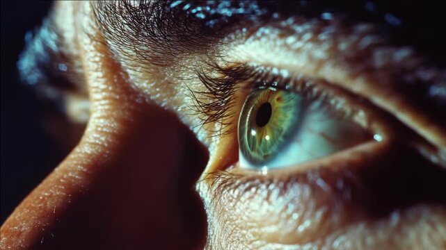 The eye is the window into the soul.