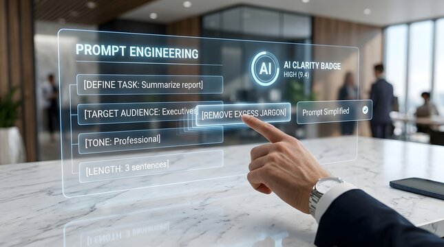 Ai prompt engineering interface optimizing language models for business applications