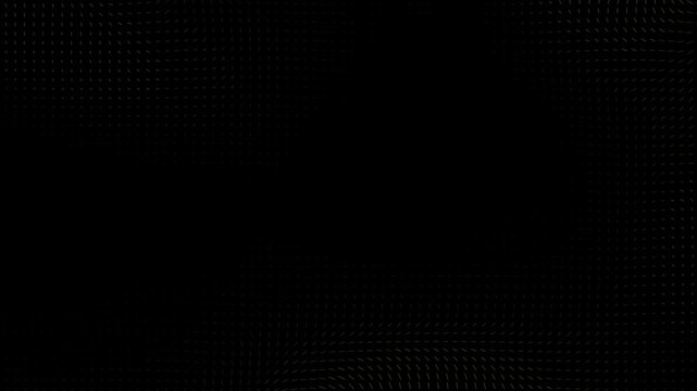 Monochrome vector grid lines undulate in a seamless 3D animation loop creating a clean tech background with subtle procedural motion design