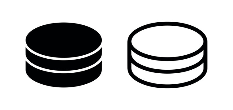 Hair wax pomade jar icon set for styling