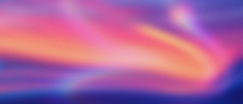 Granulated hazy retro vaporwave fuchsia peach indigo atmospheric dreamscape blend.