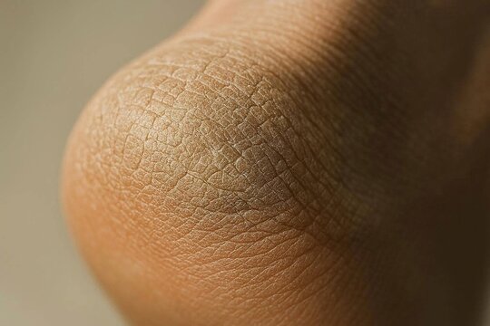Macro of thickened skin
