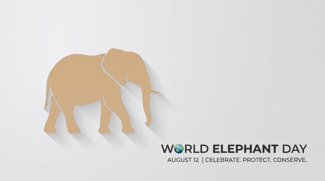 World elephant day august 12 elephant protection conservation with wildlife cons