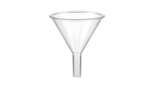Transparent Laboratory Funnel Abstract Visual Background with Clean Commercial Design Style Featuring Gradient, Texture, Wallpaper with Digital