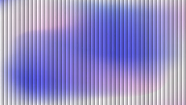 Abstract light glass gradient background with ribbed distortion and vertical stripes, frosted glassmorphism texture with soft purple, lavender, and periwinkle blue holographic reflections