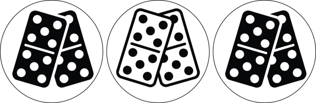 Three dice showing different numbers on flat surface