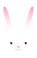 귀여운 토끼 얼굴 © 은영 김