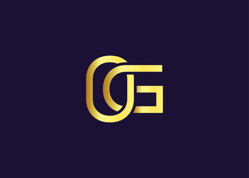 Luxury Gold OG Monogram Logo design. Luxury Minimalist Corporate Branding And Identity Design For Business