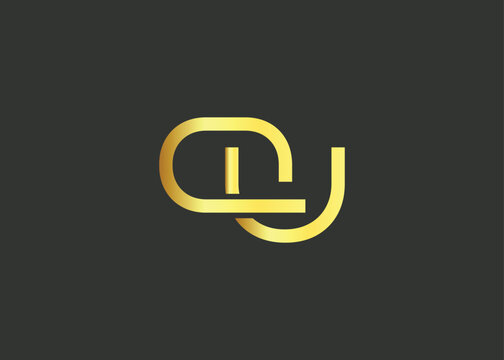 Luxury Gold QU Monogram Logo design. Luxury Minimalist Corporate Branding And Identity Design For Business