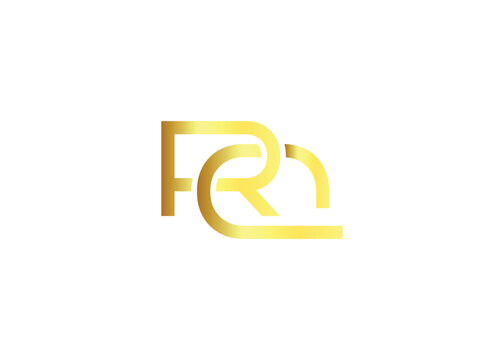 Luxury Gold RQ Monogram Logo design. Luxury Minimalist Corporate Branding And Identity Design For Business
