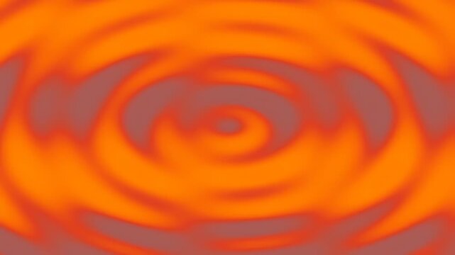 Abstract Orange Radial Waves Background Loop
