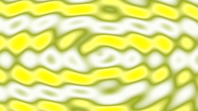 Abstract Yellow and White Wavy Pattern Background Loop