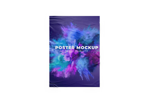 Poster Mockup Design for Print Media and Digital Marketing