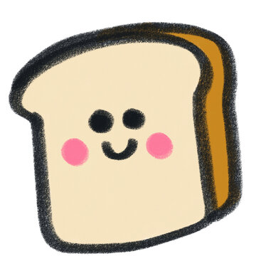 Sliced bread illustration