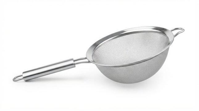 Fine mesh stainless steel kitchen sieve strainer with handle