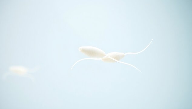 Chlamydomonas reinhardtii cells swimming with flagella in motion