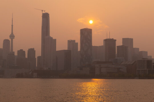 Toronto under Wildfire Smoke - July 16, 2026