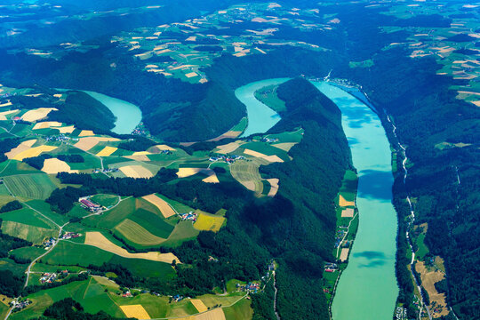 Donauschleife zwischen Passau und Linz in Ober&ouml;sterreich