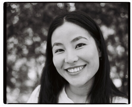 Smiling woman portrait