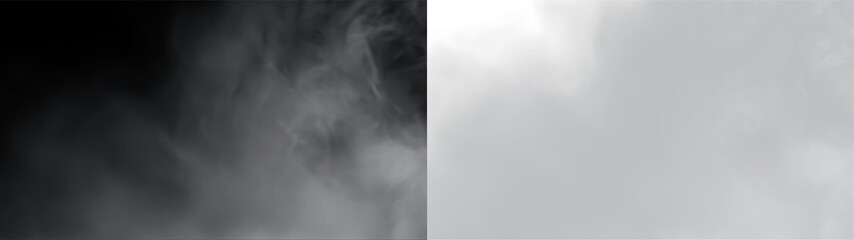 Clouds drift across the sky creating a soft, gray backdrop with no clear shapes or forms present during the early morning hours © Liubov