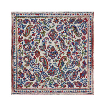 Ancient Greek Mosaic Tile Pattern with Traditional Thai Style Ornamental Painting and Intricate Decorative Heritage Design