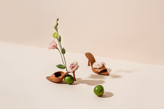 Brown mules