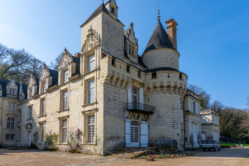 Usse Castle, a fairy-tale chateau in the Loire Valley aka Sleeping Beauty Castle, France © modernmovie