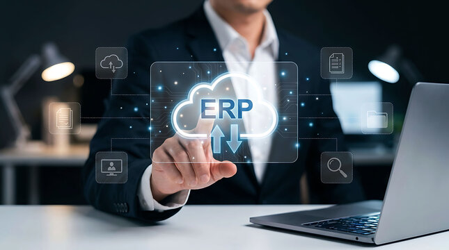 Cloud ERP Business Management System Digital Workflow Automation Platform