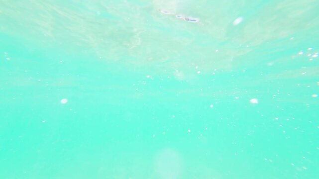 underwater footage of clear sea 