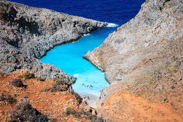 Plaża  Seitan Limania Kreta © Wojciech Lisiński