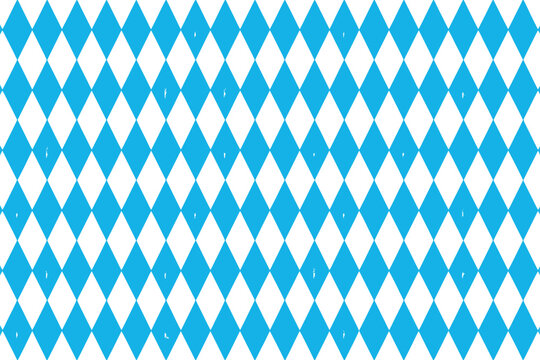 Traditional bavarian diamond pattern background, in blue and, white colors for, oktoberfest festival celebration, and cultural projects