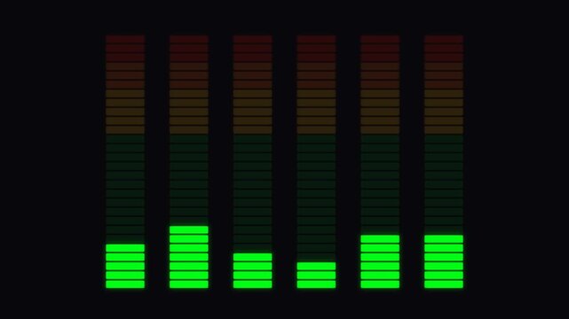 Audio Meters Loop 4K