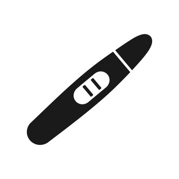 Positive pregnancy test kit icon
