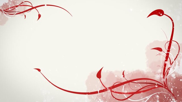 abstract floral background
red floral background