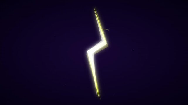 lightning bolt energy surge flash power motion