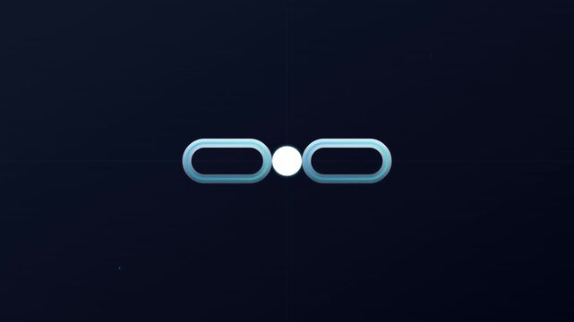 link chain connection url attach secure animation