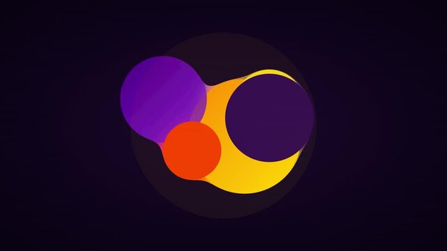 liquid lava lamp blobs organic motion background