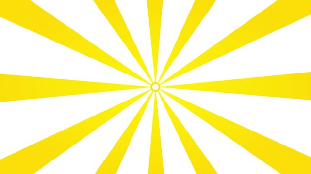 playful pop art yellow rotating line vector