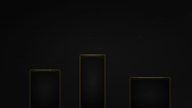 luxurious gold and black rain on metallic tins