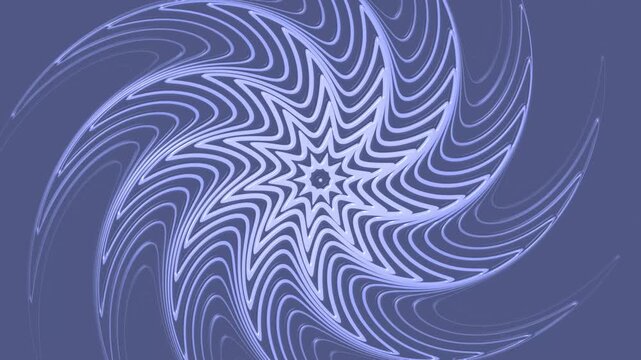 Abstract swirling spiral pattern with concentric curved shapes and circular dots background animation, soft gradients dynamic vortex design
