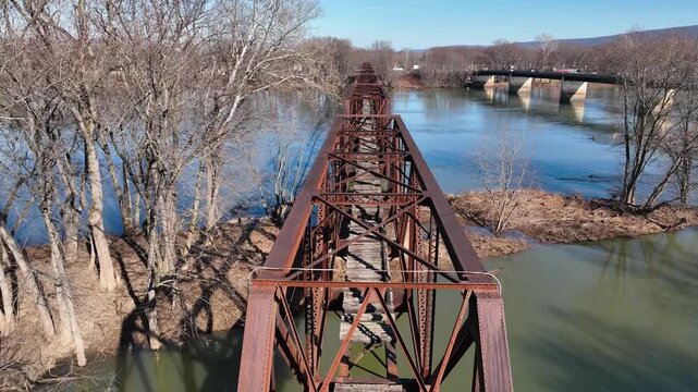 abandoned railroad bridge - Northern Pennsylvania 5