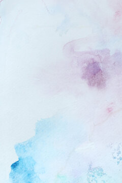 smooth blurred pastel colours aquarelle background with copy space