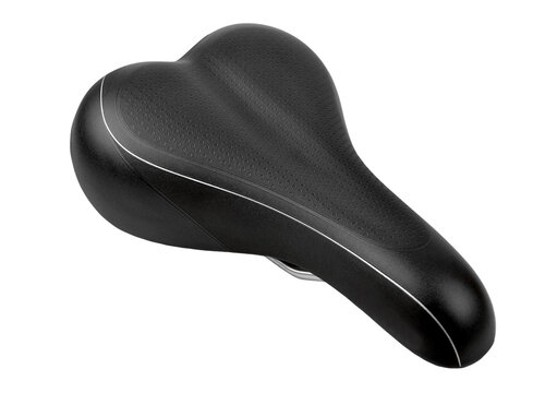 Black sport bicycle saddle