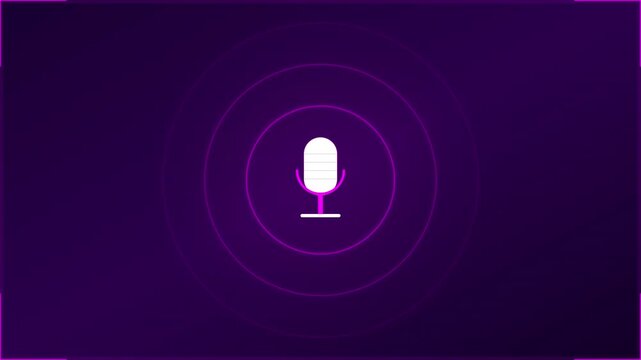 Microphone Podcast Broadcast Audio Voice Modern Background