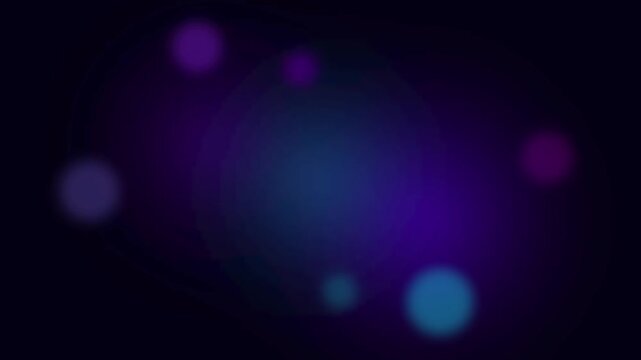 midnight purple nebula bokeh vector motion design
