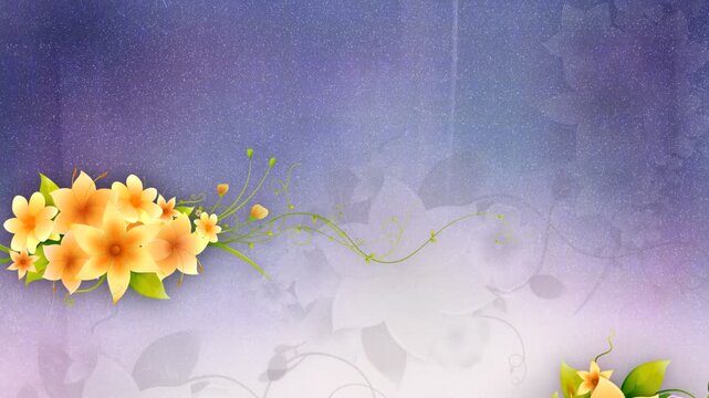 yellow flowers
grunge floral background