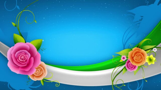 background with frame and flowers
frame with roses