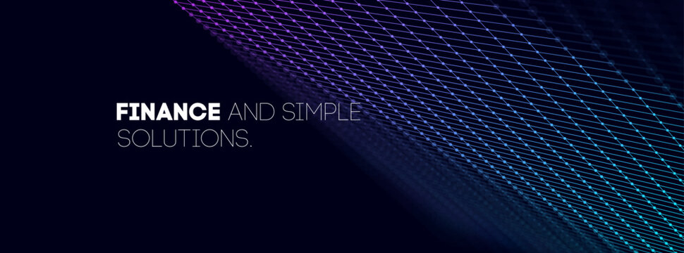 Neon grid background with glowing blue and purple perspective. Lines futuristic tech abstract digital wireframe floor retro arcade. Game vr hud 3d space design synthwave cyberpunk vector.