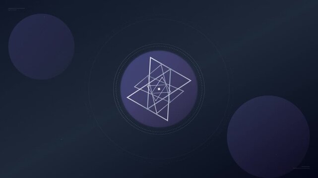 Minimalist Sacred Geometry Indian Festival Durga Puja Graphic